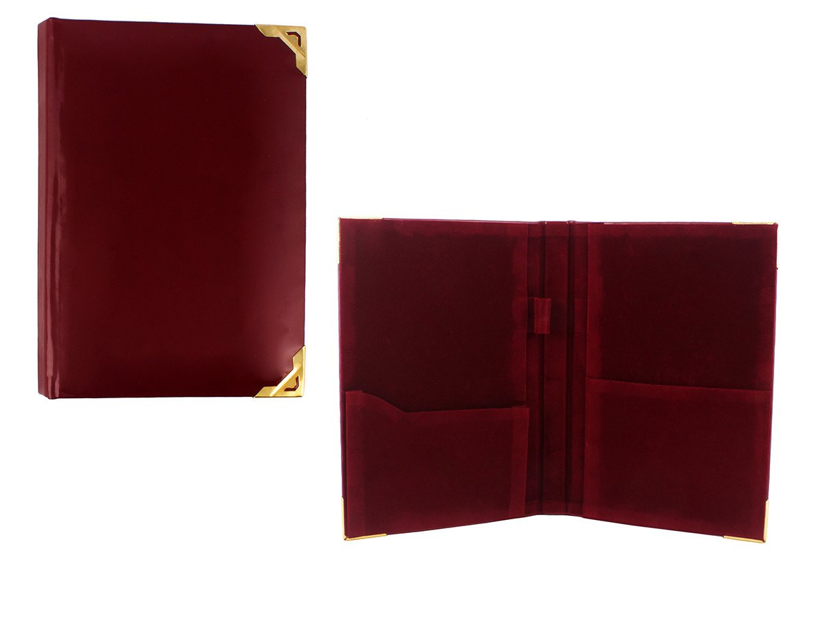 Corner Pad — Maroon Glossy